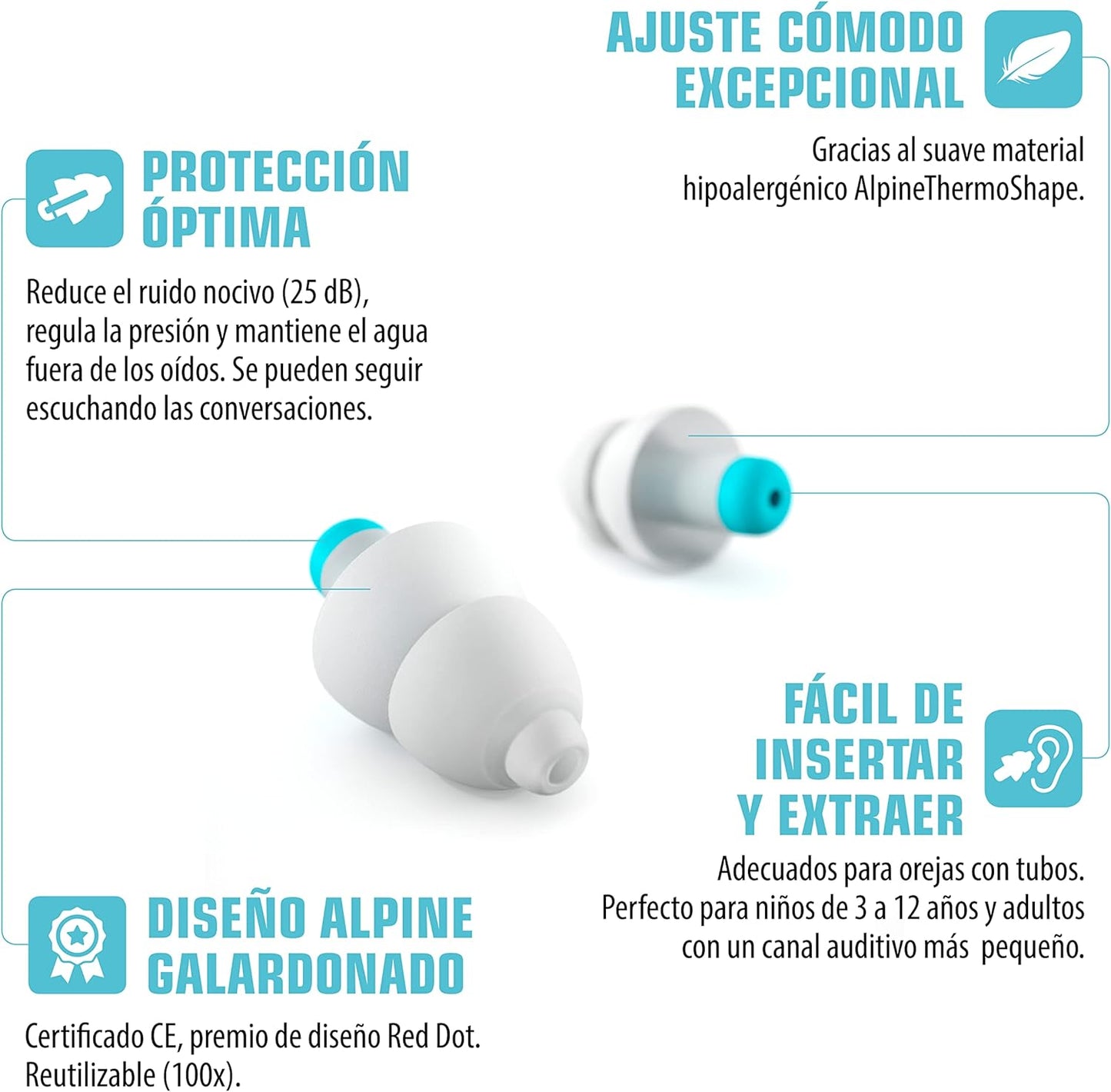 Tapones Pluggies Kids – Alpine