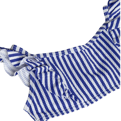 Bikini rayas azules y blanco - Boboli