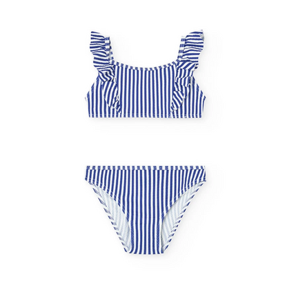 Bikini rayas azules y blanco - Boboli