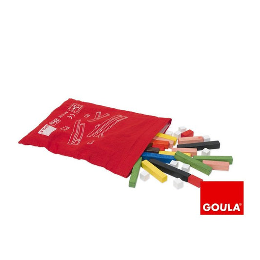 Juego mesa regletas de madera - Goula