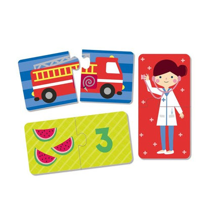 Set de 3 puzles Ciudad - Apli