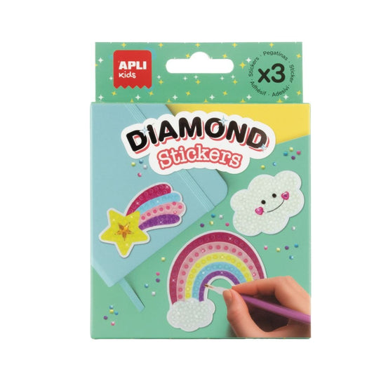 Diamond stickers Rainbow - Apli