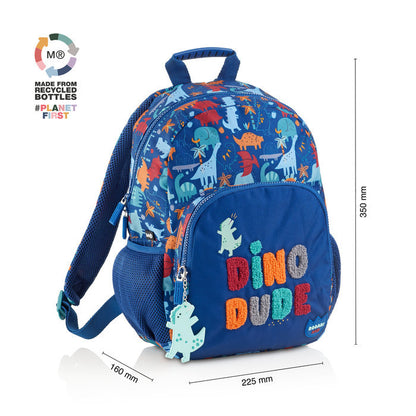 Mochila doble london reciclada Fun Dino - Miquelrius