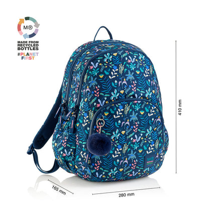 Mochila triple oslo reciclada Jungle - Miquelrius