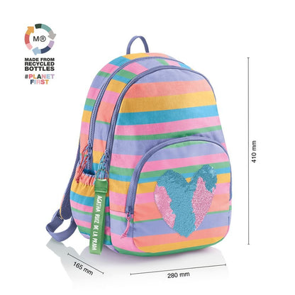 Mochila triple oslo Ágatha Ruíz de la Prada Colorful - Miquelrius