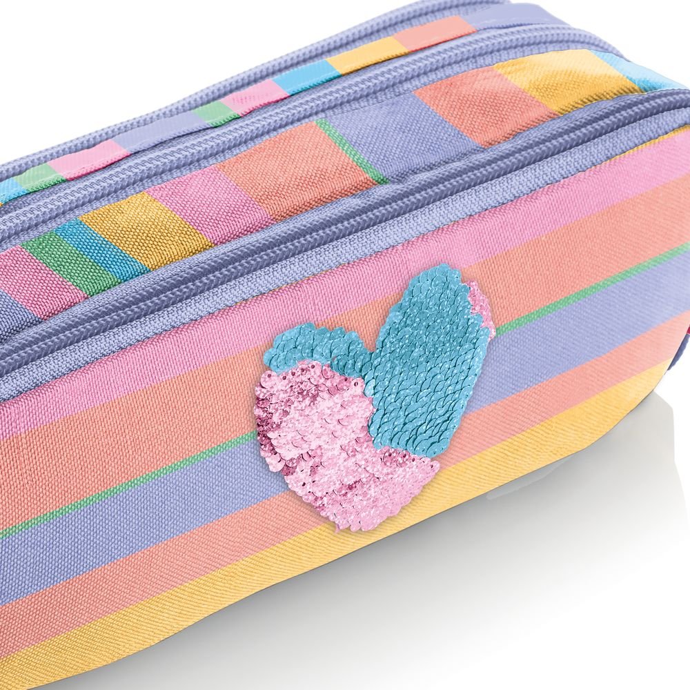Estuche portatodo triple Ágatha Ruíz de la Prada Colorful - Miquelrius