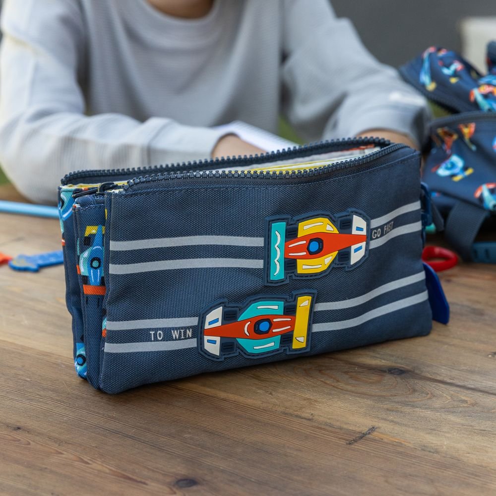 Estuche portatodo triple Grand Prix - Miquelrius