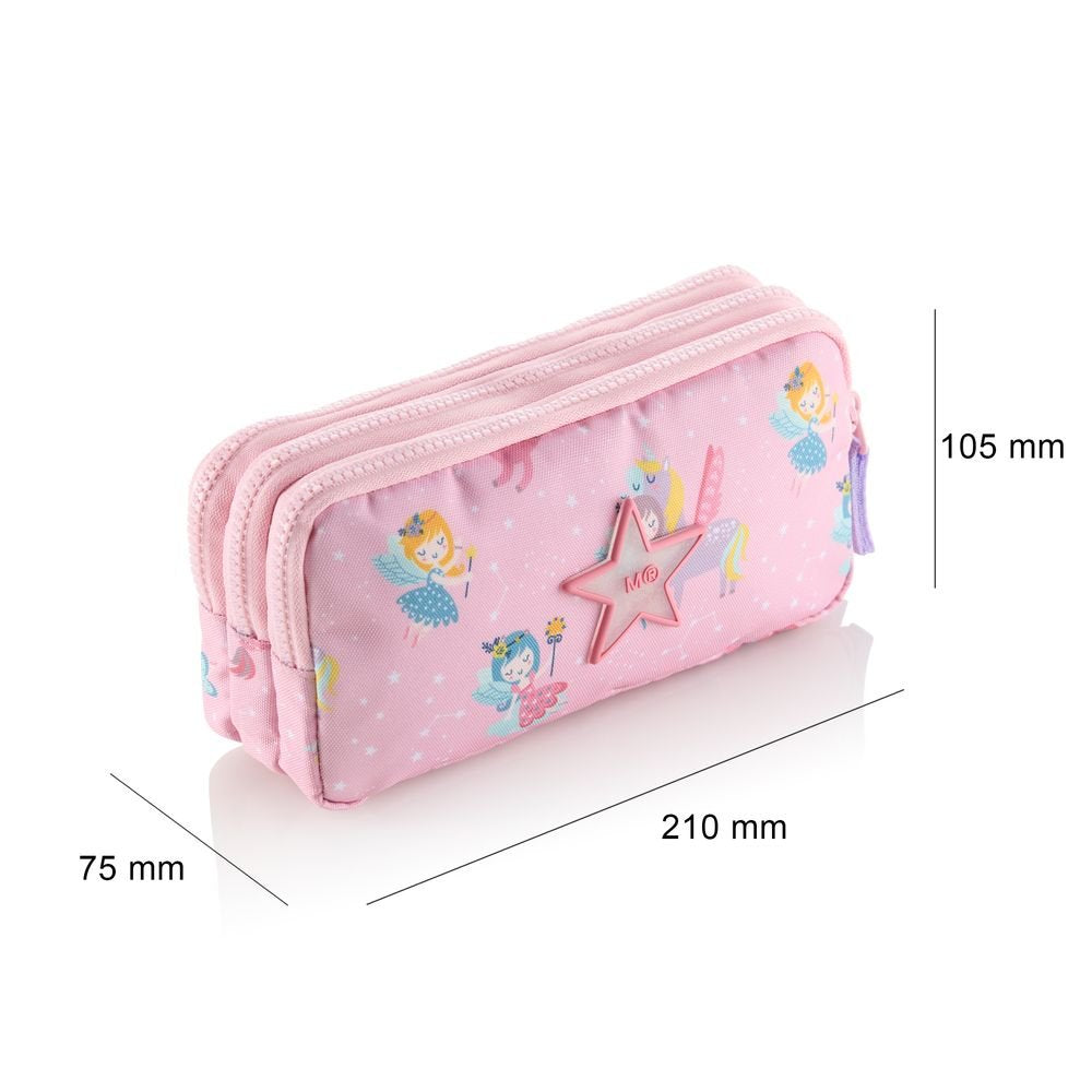 Estuche portatodo triple Fairies - Miquelrius