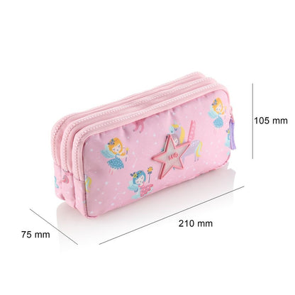 Estuche portatodo triple Fairies - Miquelrius