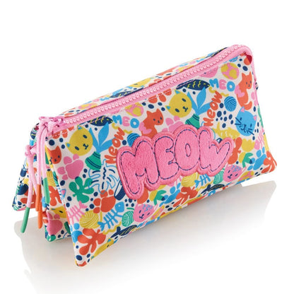 Estuche portatodo triple Matisse Cat - Miquelrius