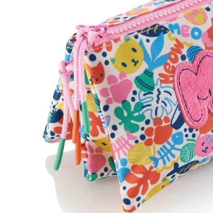 Estuche portatodo triple Matisse Cat - Miquelrius