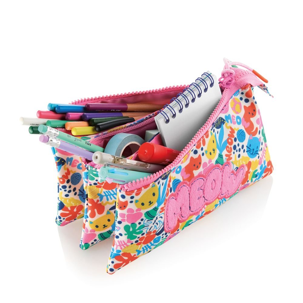Estuche portatodo triple Matisse Cat - Miquelrius