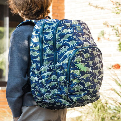 Mochila Escolar Triple Oslo Fossil - Miquelrius