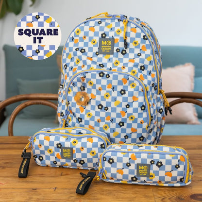 Mochila Escolar Triple Oslo Square It - Miquelrius