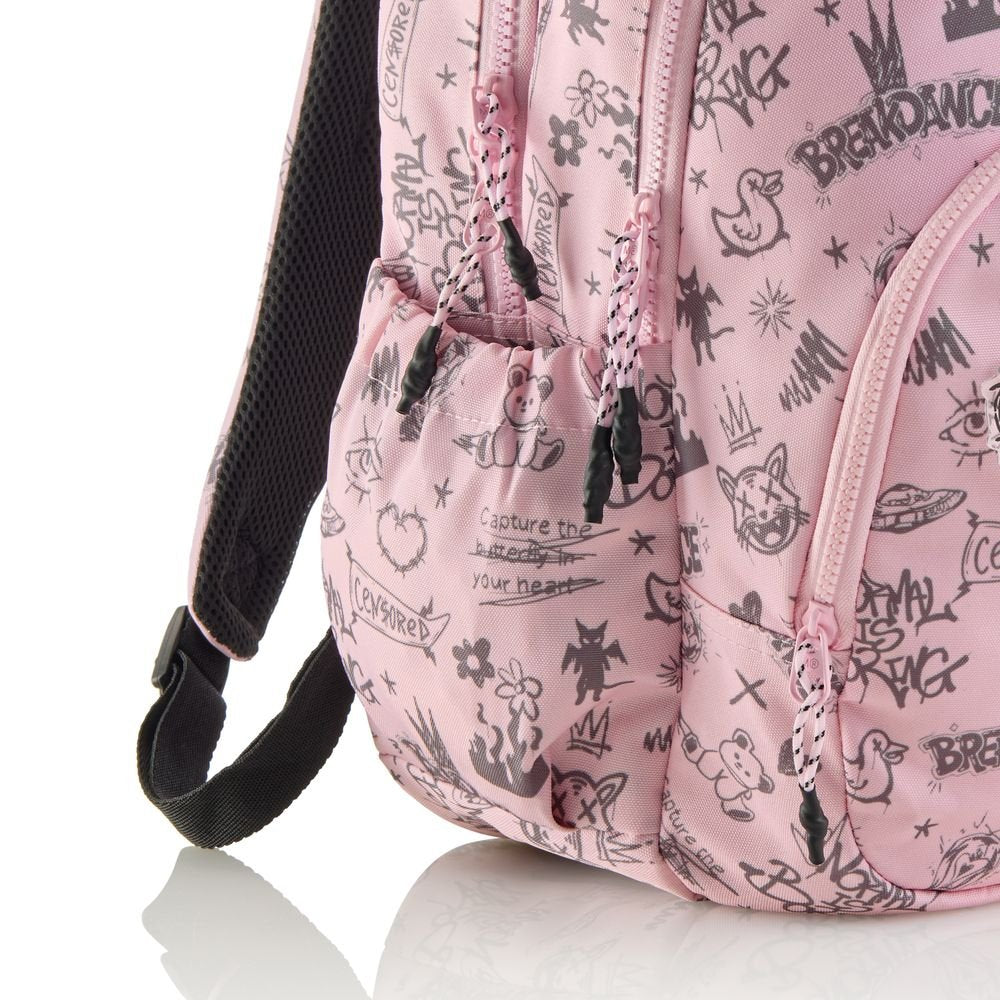 Mochila triple Oslo Not Boring Rosa  - Miquelrius
