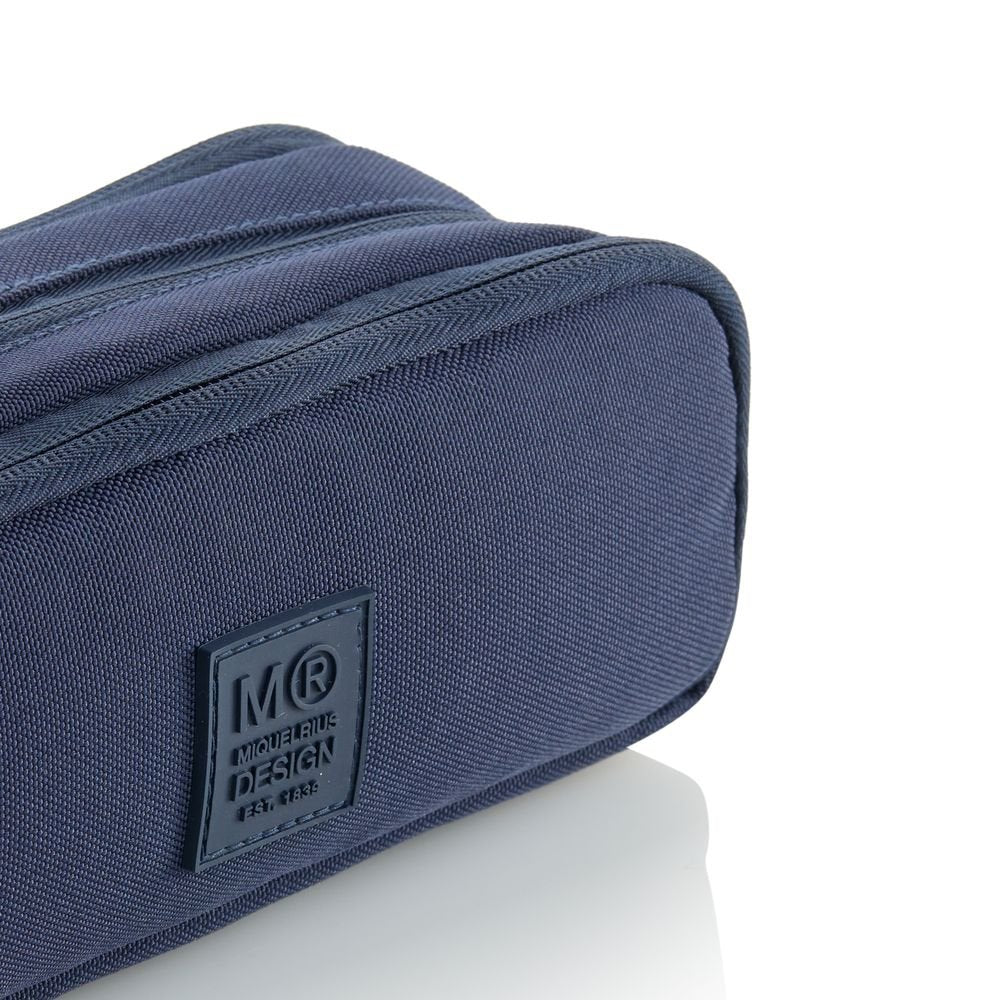 Portatodo Triple con Organizador Reciclado Raw Marino - Miquelrius