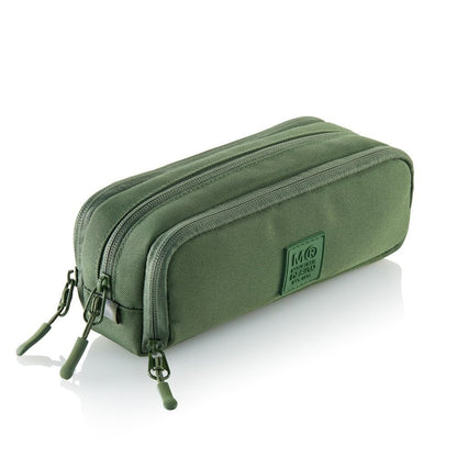Portatodo Triple con Organizador Reciclado Raw Verde - Miquelrius
