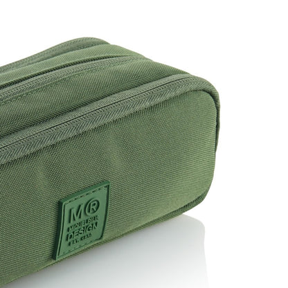 Portatodo Triple con Organizador Reciclado Raw Verde - Miquelrius