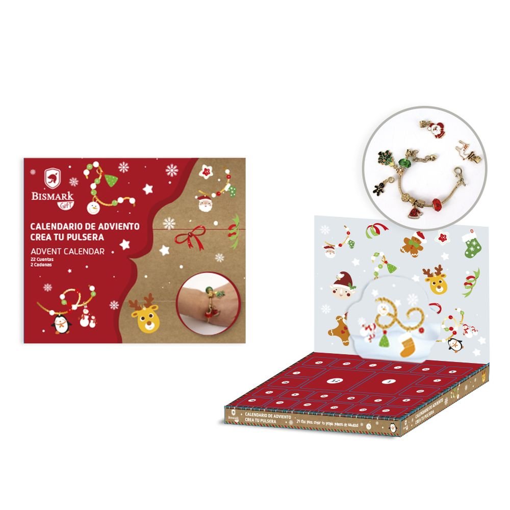 Calendario adviento caja pulseras
