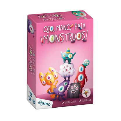 Juego Ojo, mano, pata ¡Monstruo! Átomo