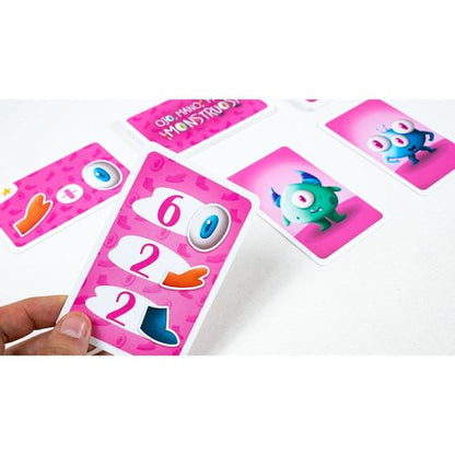 Juego Ojo, mano, pata ¡Monstruo! Átomo