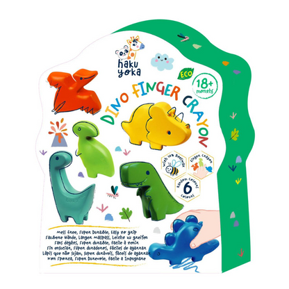 Crayones dedo Dinosaurio Haku Yoka