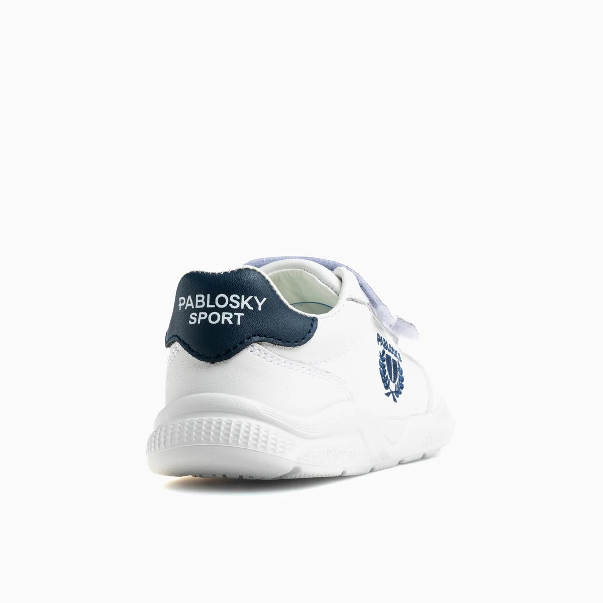 Deportivo tenis barefoot Saturn blanco/marino - Pablosky