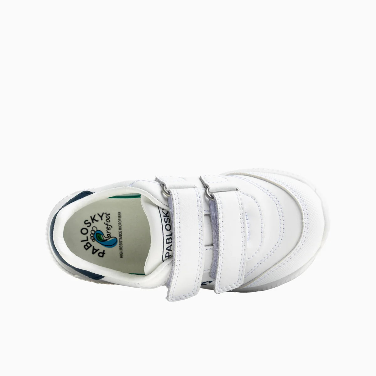 Deportivo tenis barefoot Saturn blanco/marino - Pablosky