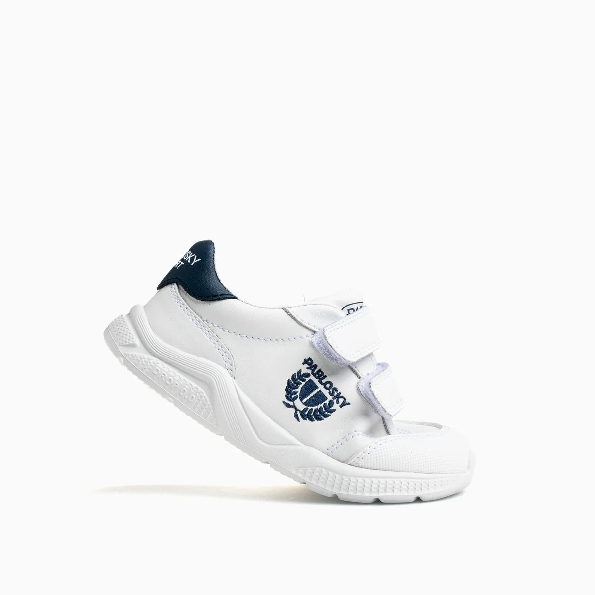Deportivo tenis barefoot Saturn blanco/marino - Pablosky