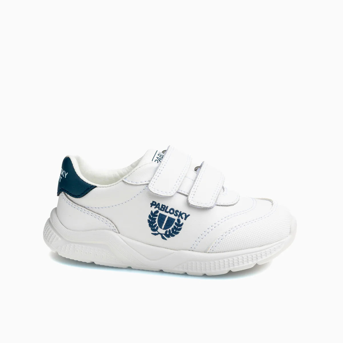 Deportivo tenis barefoot Saturn blanco/marino - Pablosky