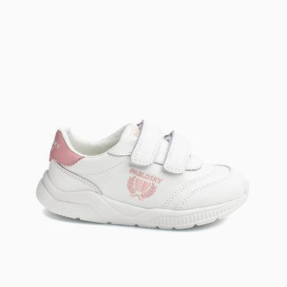 Deportivo tenis barefoot Saturn blanco/rosa - Pablosky