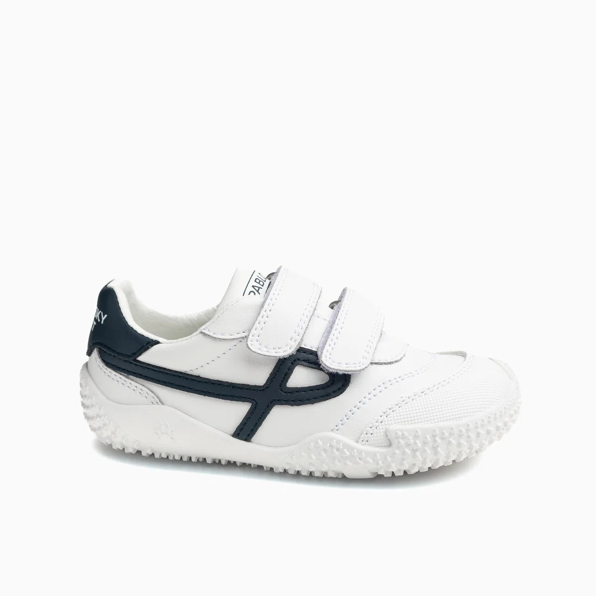 Deportivo tenis barefoot Zarpa blanco/marino - Pablosky