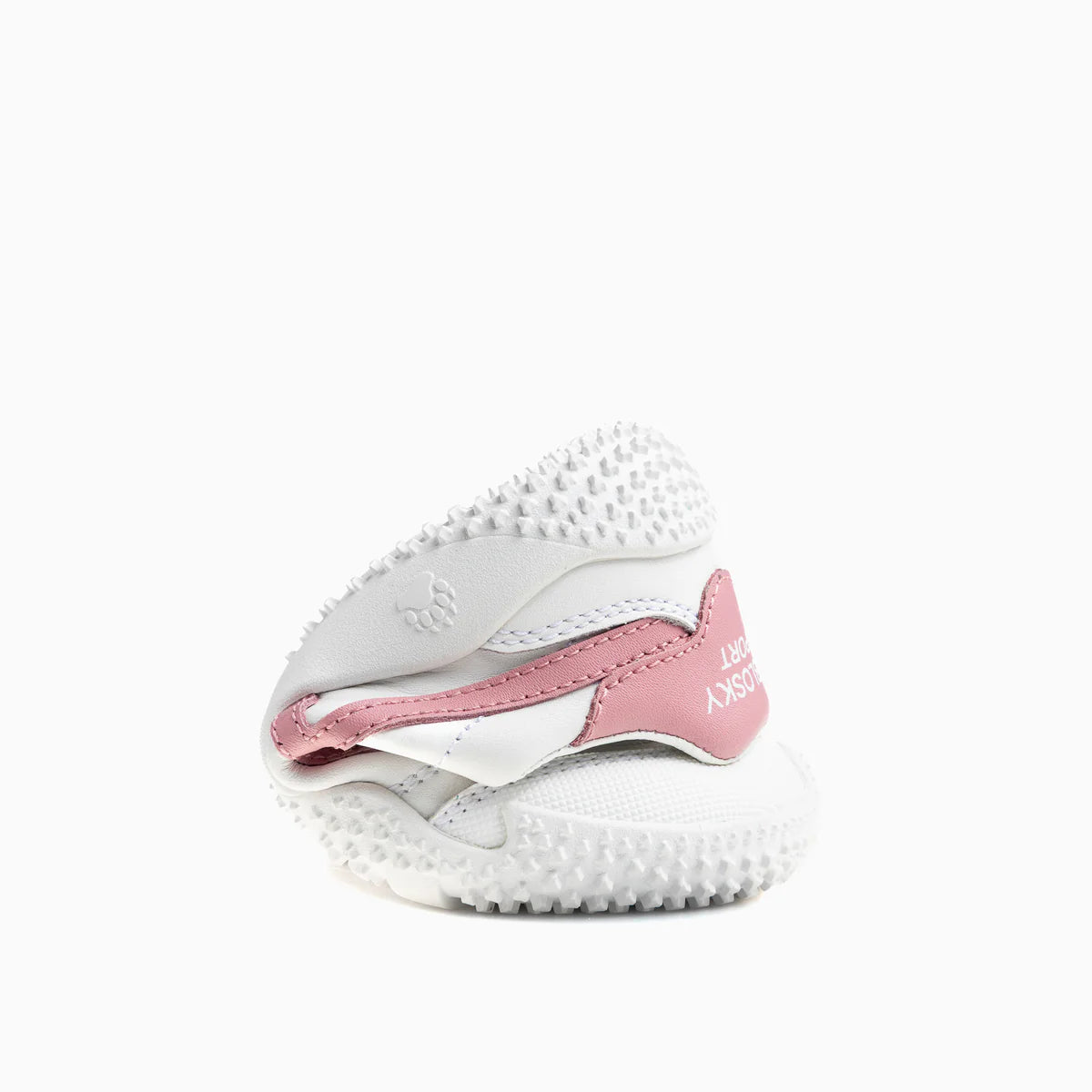 Deportivo tenis barefoot Zarpa blanco/rosa - Pablosky