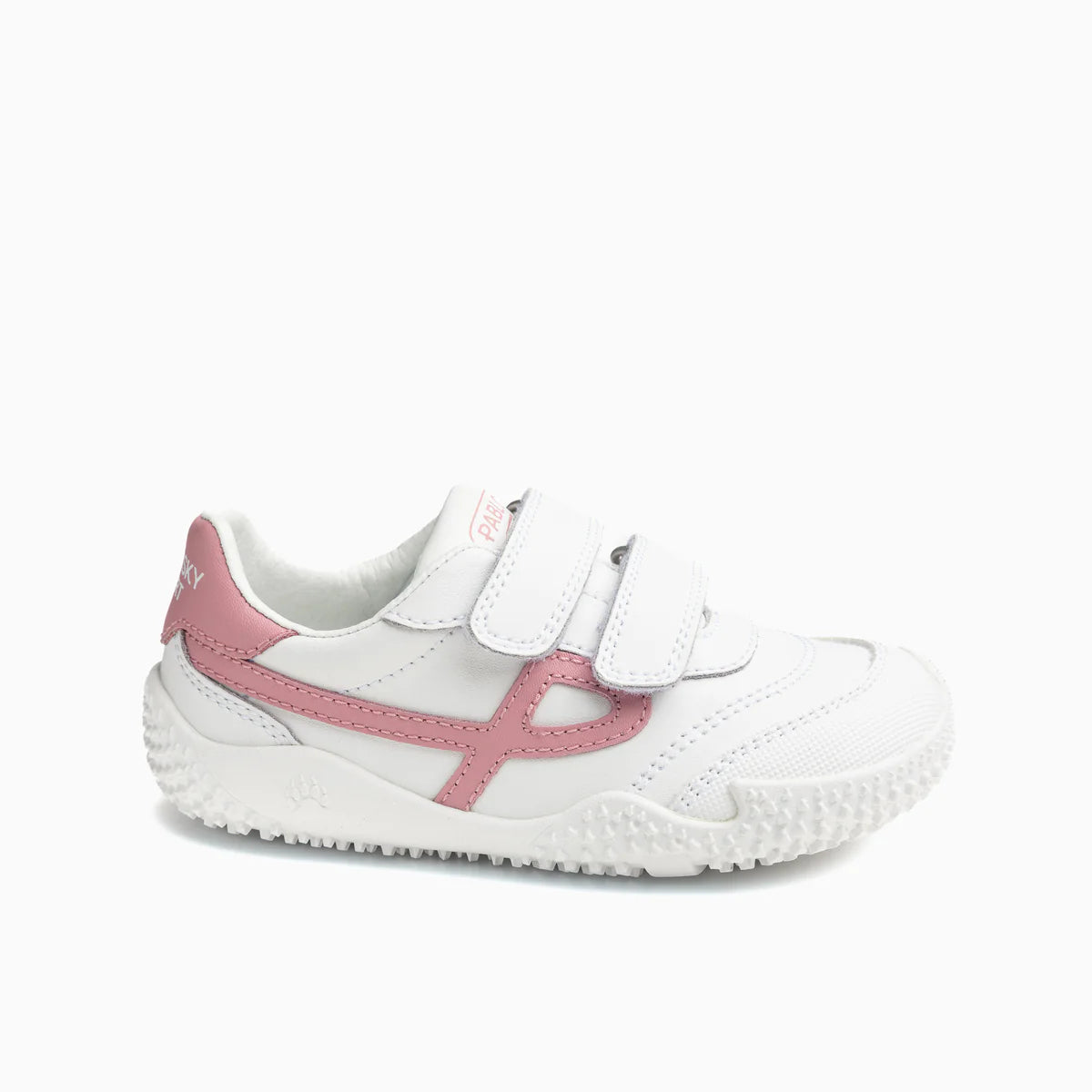 Deportivo tenis barefoot Zarpa blanco/rosa - Pablosky