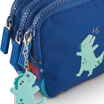 Estuche portatodo triple Dino Dude - Miquelrius