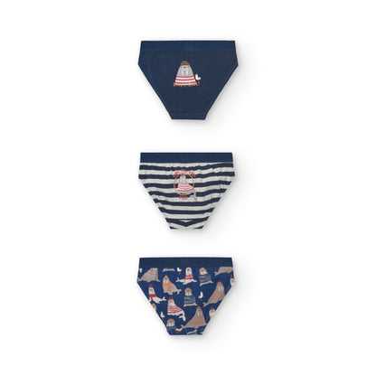 Pack 3 calzoncillos morsa The Wild Side - Boboli