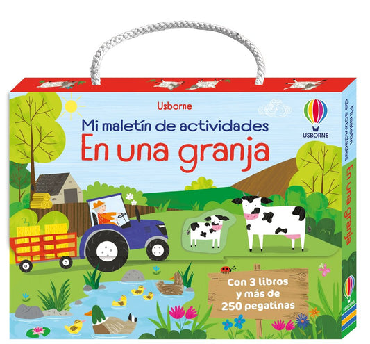 Mi maletín de actividades En una granja Usborne
