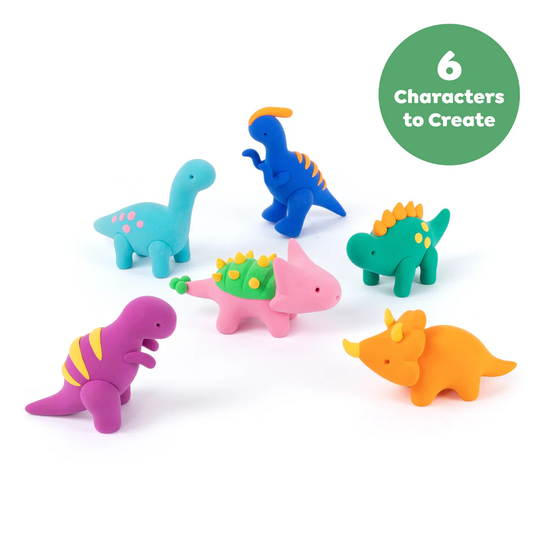 Claytopia Dinosaur World - Tiger Tribe