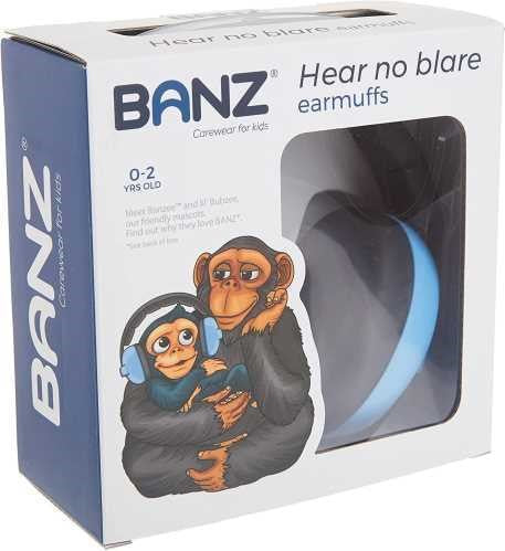 Cascos antiruido Banz baby 0-3 años azul