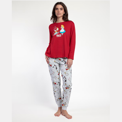 Pijama manga larga Alice in Wonderland - Admas