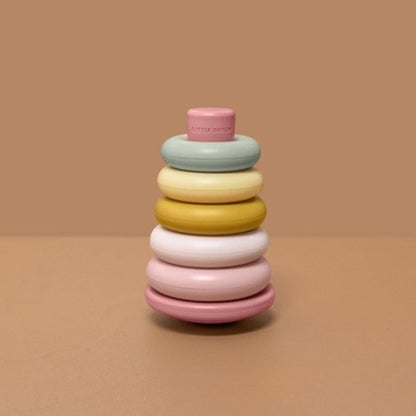 Anillos encajables rosa