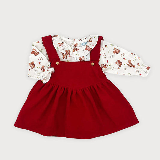 Conjunto pichi rojo Ardillas - Sardon