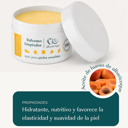 Bálsamo limpiador facial de albaricoque - Green Cornerss