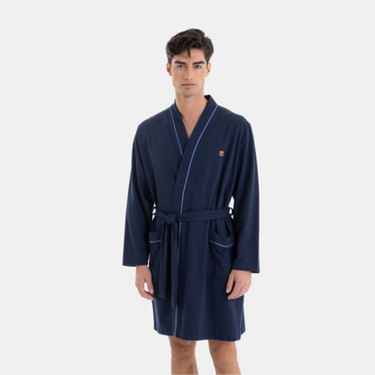 Bata hombre cruzada marino  - Massana