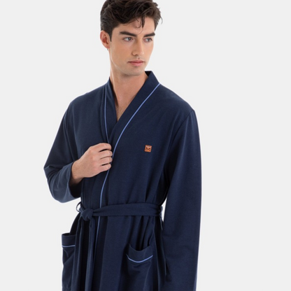 Bata hombre cruzada marino  - Massana