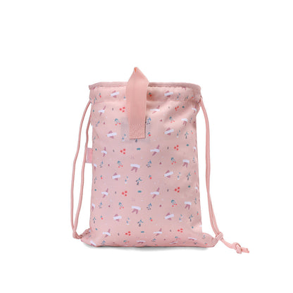 Mochila Saco Tela Blossom Bird - Tutete