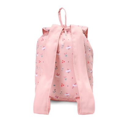 Mochila Tela Pequeña Blossom Bird - Tutete