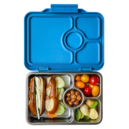 Caja Almuerzo Yumbox Pret Acero Azul 4C - Yumbox