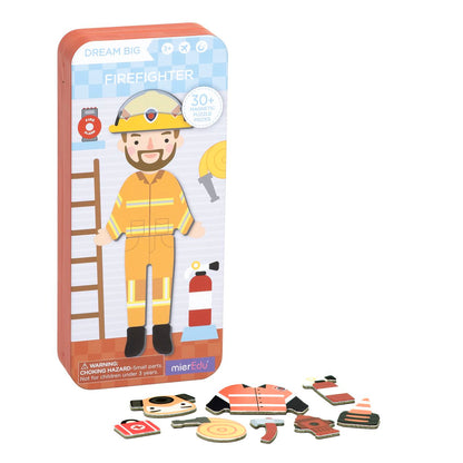 Puzzle caja magnética Bombero MierEdu