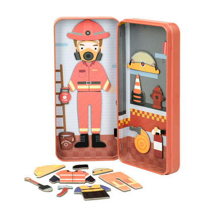 Puzzle caja magnética Bombero MierEdu